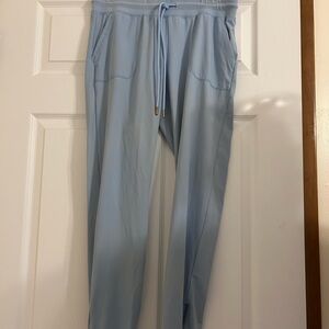 ZYIA Blue Track Pants Relaxed Tapered Fit